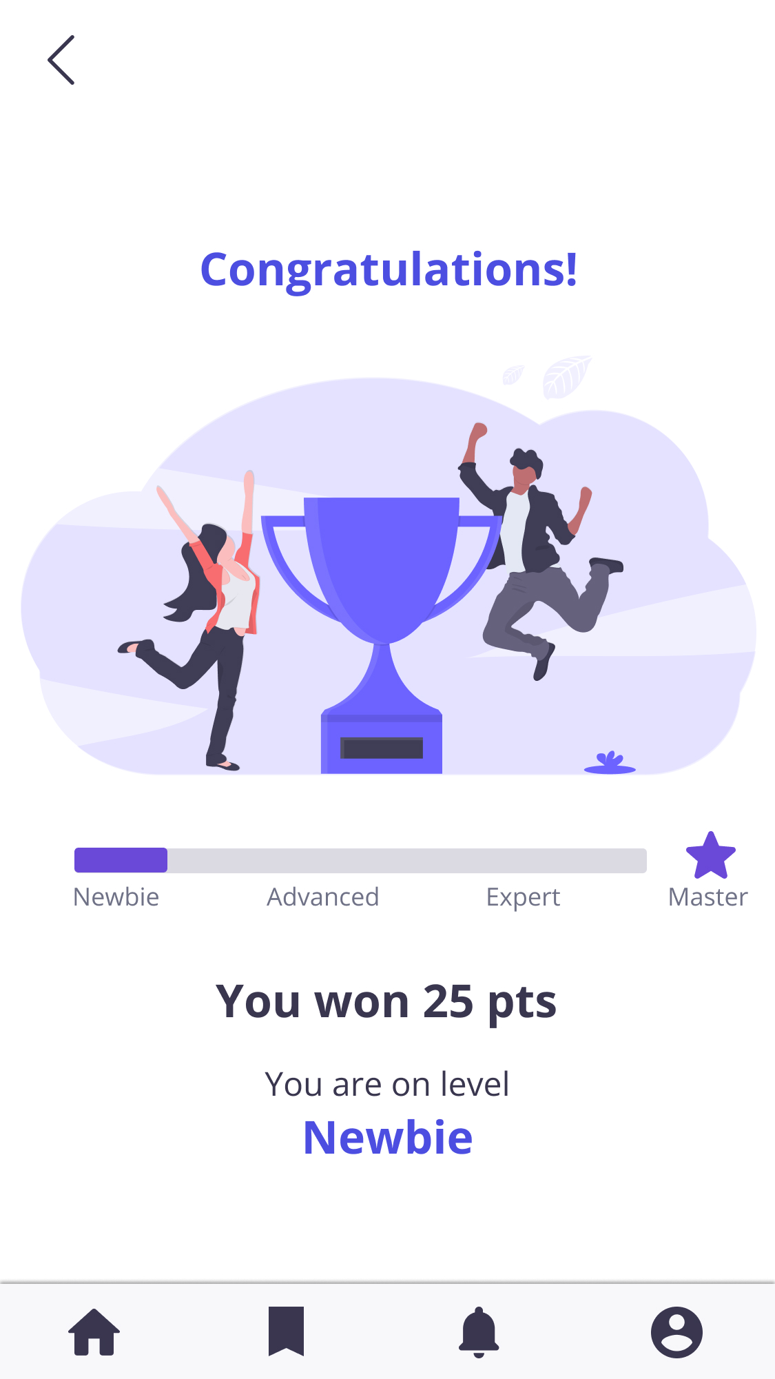 Rewards screen for Photonomadic